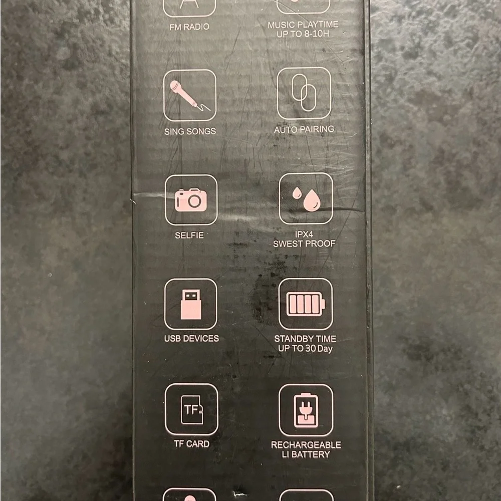 Musical Note Patterned Black Box - Picture 3 of 4